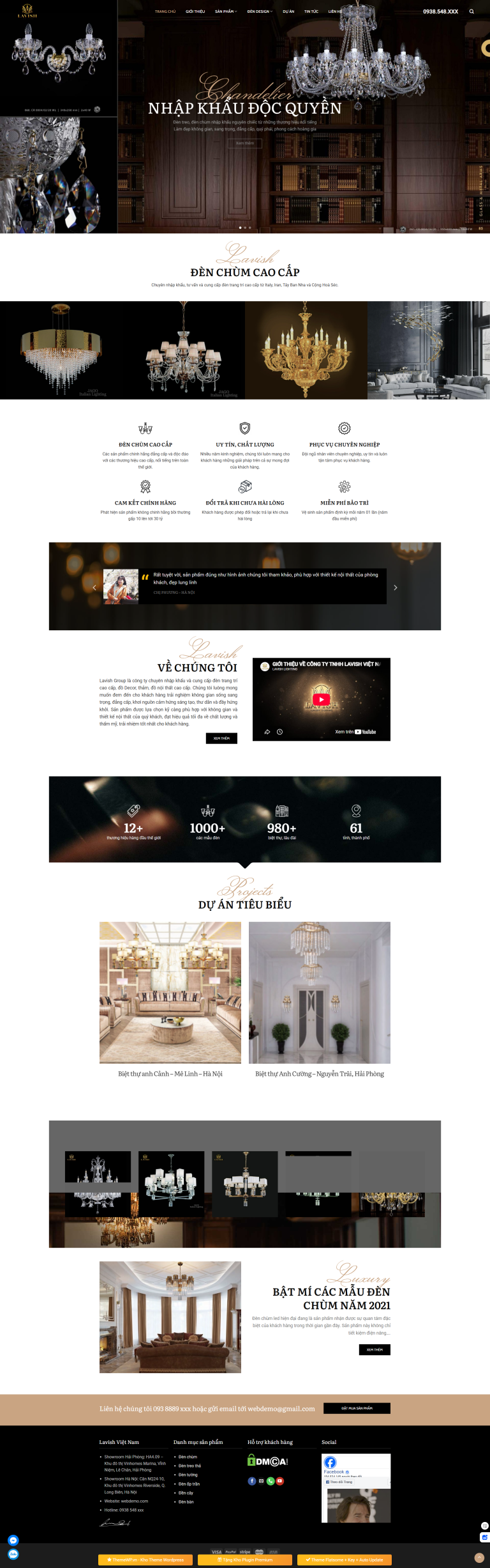 Website đèn trang trí