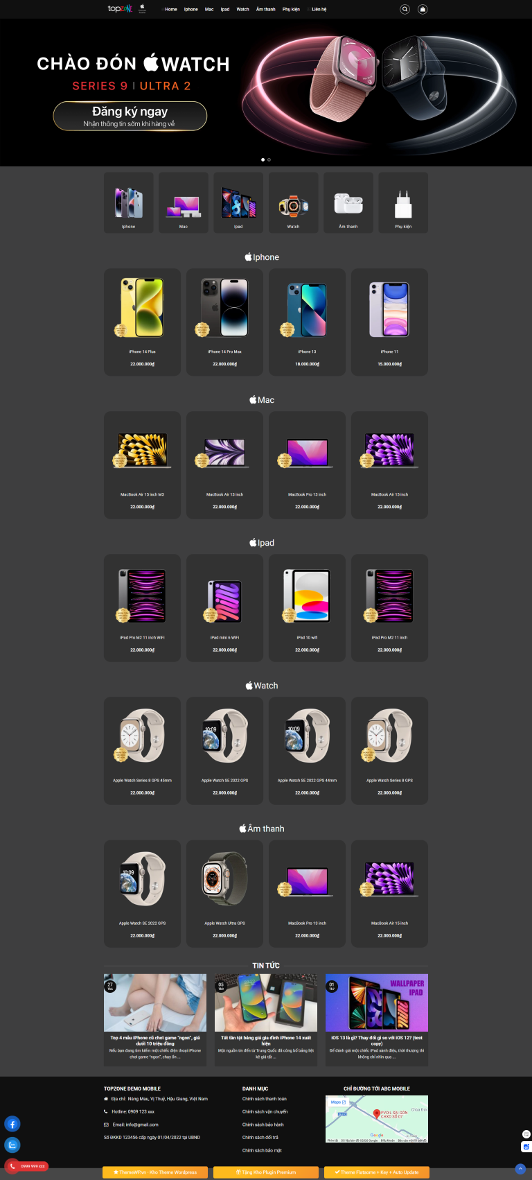 Website điện thoại