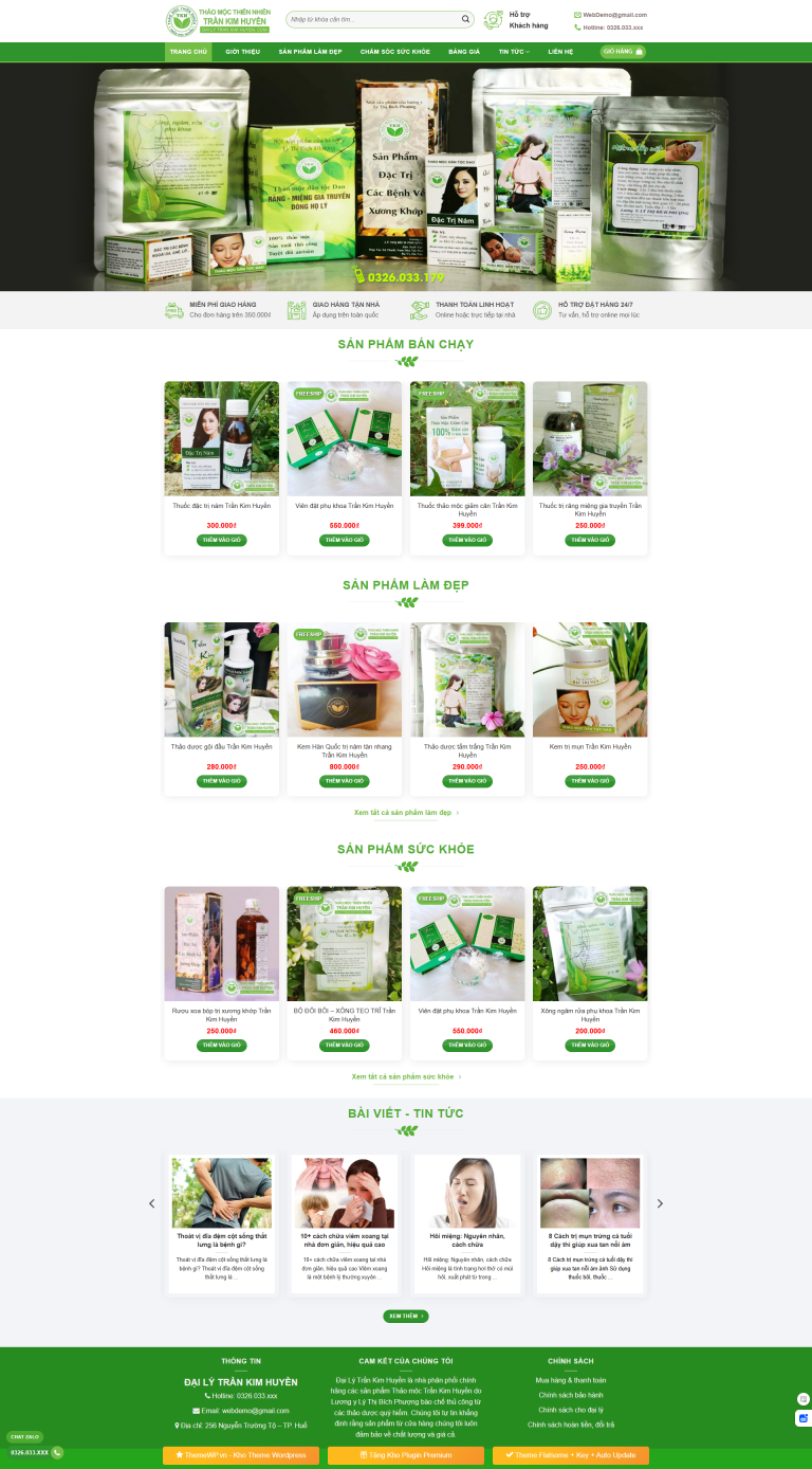 Website dược liệu 02