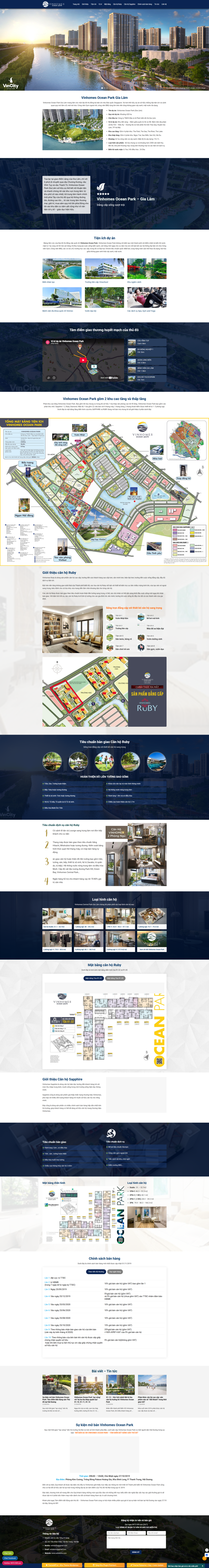 Giao diện website mẫu